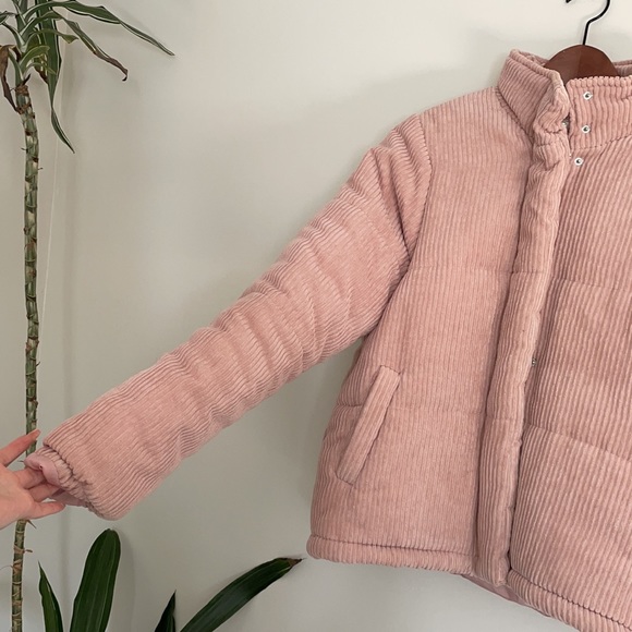 Sadie & Sage Light Pink Puffer Jacket - Picture 3 of 5